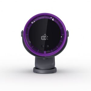 2025 New Arrivals Usb Rechargeable Mini Digital Display Clip <b>Table</b> for Outdoor Foldable Portable Fan - Product Image 2