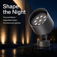 Projecteur paysager extérieur IP67 haute luminosité RGBW DMX, lampe de façade extérieure, projecteur LED rond 36W