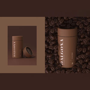 Hot Sang Trọng In Trà Cà Phê Đậu Xi Lanh Bao Bì Hộp Phân Hủy Sinh Học Bao Bì Giấy Ống Vòng Các Tông Ống Bao Bì - Product Image 5