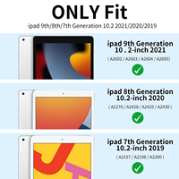 Kenke mignon bébé rose translucide coque arrière iPad housse pour iPad 10.2 pouces 9th Gen 2021 8th Gen 2020 7th Gen 2019 étui