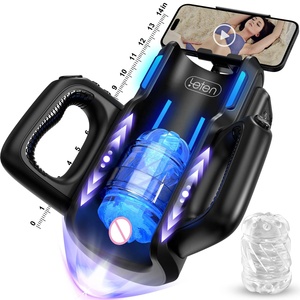 Masturbatore Maschile Automatico Elettrico con Supporto per Telefono, Giocattolo Sessuale Morbido per Allenamento del Pene - Product Image 1