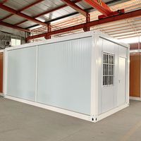 Cabane résidentielle préfabriquée modulaire pliable à bas prix pour zones rurales – Maison conteneur abordable