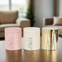 Imprimé sur mesure 180ml 350ml 500ml Bouteilles de pot de supplément de soins de santé en verre de luxe Capsule vide Conteneur de vitamines pour l'emballage