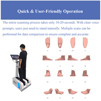 Scanner plantaire 3D et plaque de mesure de pression pour semelles personnalisées, imprimante 3D et clinique podologique