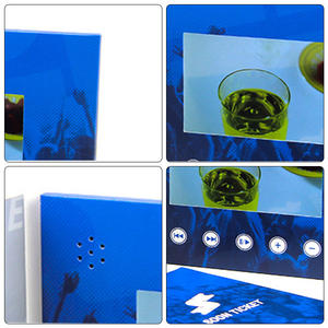 Livre d'or vidéo 2026, <span class=keywords><strong>carte</strong></span> vidéo personnalisée de 7 pouces en ABS, livre vidéo de vœux mémorable pour événements - Product Image 4