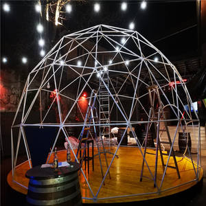 Tenda a cupola in PVC impermeabile effetto specchio - Product Image 1