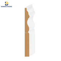 Plinthe en MDF et moulure murale 5/8''*5-9/16'' pour hôtels modernes, design simple, fabrication chinoise