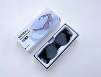 Kacamata Pintar Grosir Dual Listening Audio, Anti Blue Light UV Protection Tahan Air Layar IPS Android Kacamata Fashion