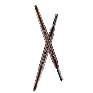 Lápiz de Cejas de Doble Punta con Rotación Automática, Resistente al Agua y al Sudor, Duradero, Anti-Manchas, Cosmético para un Look de Cejas Definidas - Product Image 3