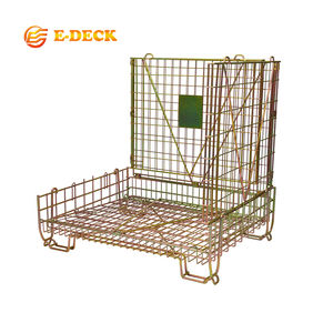 Gabbia Smontabile Personalizzata in Metallo Zincato Resistente per Stoccaggio di Preforme PET - Product Image 6