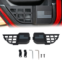 Prix de gros pour boîte de rangement de porte arrière et sac organisateur Molle de porte arrière pour Jeep Wrangler JL modèle 2018-2026, accessoires intérieurs