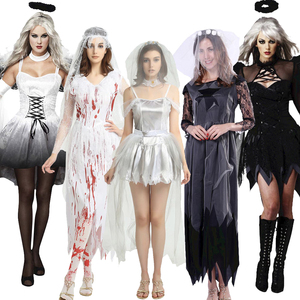 <span class=keywords><strong>Costume</strong></span> de mariée vampire <span class=keywords><strong>pour</strong></span> femme adulte, <span class=keywords><strong>pour</strong></span> fête costumée <span class=keywords><strong>d</strong></span>'<span class=keywords><strong>Halloween</strong></span>, <span class=keywords><strong>d</strong></span>éguisement de cosplay - Product Image 1
