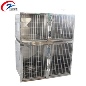 Haute Qualité Nouveau Type 304 En Acier Inoxydable 4 Lits Chambre <span class=keywords><strong>Cage</strong></span> pour Animal Animal De Compagnie - Product Image 3