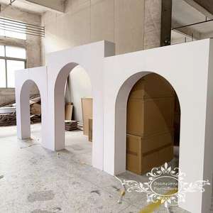 Toile de <span class=keywords><strong>fond</strong></span> personnalisée à fleurs pvc <span class=keywords><strong>fond</strong></span> de mariage blanc toile de <span class=keywords><strong>fond</strong></span> de mariage en acrylique de luxe - Product Image 6