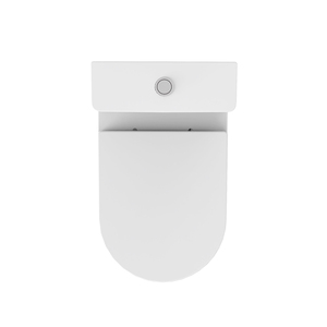 Juego de Inodoro JETMAN WC, Artículos Sanitarios, Inodoro de Cerámica para Baño, Color Blanco, Inodoro de Dos Piezas - Product Image 3