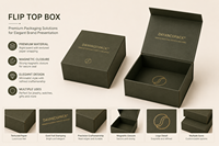 Boîte d'emballage de café de luxe personnalisée, boîte cadeau en papier rigide pour sachets de grains de café avec logo