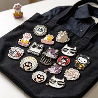 Lot de pin's en émail plaqué mignons et amusants, broches en métal esthétiques pour sacs à dos, chapeaux, vestes, Nouvel An Chinois