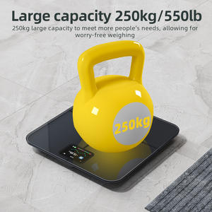 เครื่องชั่งน้ำหนักไขมันในร่างกาย Lefu รับน้ำหนักได้ 250 กก. เครื่องชั่งอัจฉริยะบลูทูธพร้อมจอแสดงผลสี TFT สำหรับการตรวจสอบสุขภาพที่บ้าน - Product Image 2