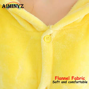 AIMINYZ ชุดนอนสตรีแบบยูนิคอร์น,ชุดนอน Onesie ขนแกะผ้าสักหลาดสัตว์ฤดูใบไม้ร่วงฤดูหนาวลายการ์ตูนใส่ได้ทั้งผู้หญิงและผู้ชาย - Product Image 3