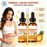 Berberine HCl Liposomale OEM Liquide 60ml – Complément Cutané – Gouttes de Berberine Liposomale pour la Santé Immunitaire, Digestive et Cardiaque