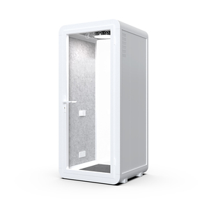 <b>Soundproof</b> <b>Booth</b> Office Home Use Prefabricated <b>Soundproof</b> Rooms 3C Certified Toughened Glass Easy to Install Portable - Product Image 1