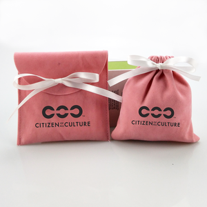 Custom logo Velvet Bag Faux Suede Microfiber Jewelry <b>Envelope</b> Pouch Jewelry Packaging Pouch for Jewelry - Product Image 1