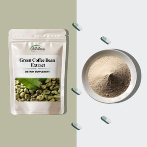 Polvo de extracto de grano de café <span class=keywords><strong>verde</strong></span> de alta calidad ácido clorogénico de grado alimenticio adelgazante - Product Image 1