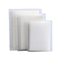 Feuilles libres transparentes mm, pour Notebook rechargeable, A5 B5 A4, feuilles amples, taille 4/6/8/20/26/30, bineur avec élastique, vente en gros