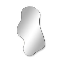 Miroir mural asymétrique irrégulier à cadre métallique moderne nordique décoratif