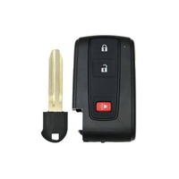 Carcasa de Repuesto para Llave Prius de 2/3 Botones con Llave Plana Compatible con CK TOM-O-11
