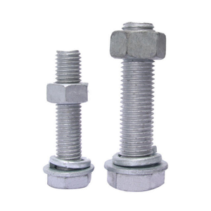 Heavy Structural ASTM A325 <strong>B7</strong> DIN931 DIN933 Hex <strong>Bolt</strong> M8 M12x60 M14 M16 M24 3/4-10 Hot Dip Galvanized Hex <strong>Bolts</strong> and Nut - Product Image 5