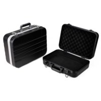 Petite valise de transport noire en EVA, légère, antichoc, avec fermeture à boucle en aluminium ABS, étanchéité IP68, pour équipement photo, ODM, étui rigide de voyage pour outils
