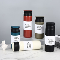 Bouteille isotherme sous vide en acier inoxydable de style japonais, mini, mignonne, 350 ml/500 ml, pour voyage