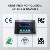 Chargeur-déchargeur intelligent EV-Peak C1-XR, 100W 10A, entrée AC & DC, 1-6S LiPo & LiHV pour batterie de drone FPV, modèle RC, hobby