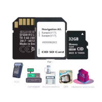Voiture Gps Navigation Variable Changement Cid Sd Mémoire Tf Carte Pour Toyota Ford Mazda Opel Mercede Renault 8Gb 16Gb 32Gb Gps Avec Carte