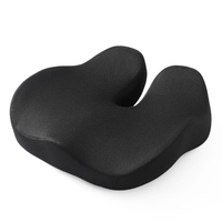 Coussin de siège en mousse à mémoire de forme Miandao en forme de U, antidérapant, orthopédique, soulagement des douleurs de la prostate, du coccyx, de la sciatique et du dos, amovible et lavable