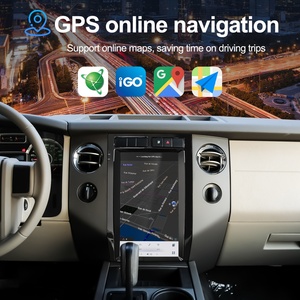 Navihua 13.6 Inch Touch Screen Carplay Auto AC for Ford Expedition 2007-2014 Android Car Radio GPS DVD <b>Player</b> Car Audio System - Product Image 3