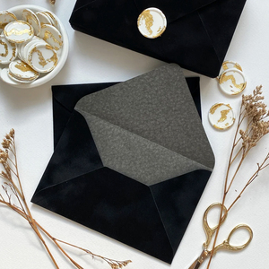 <span class=keywords><strong>Enveloppe</strong></span> en papier velours pour emballage de bijoux, <span class=keywords><strong>couleur</strong></span>, taille et logo personnalisés, gaufrage et dorure, <span class=keywords><strong>enveloppe</strong></span> de créateur opulente pour boutique - Product Image 4