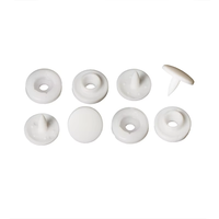 Boutons-pression en résine plastique lisse et lavable, ronds, à quatre parties, T90, 10 mm, personnalisables, pour vêtements et chaussures de bébé, couture – Vente chaude