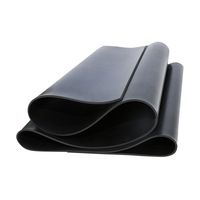 Vente chaude Prix d'usine Feuilles de caoutchouc EPDM NBR SBR CR noires pour l'isolation thermique