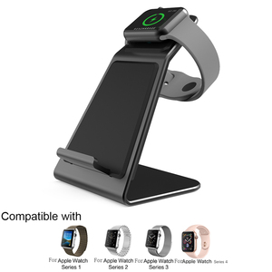 Usine En Gros Avec Le Certificat de la CE Chargeur Sans Fil 2 en 1 pour <span class=keywords><strong>Apple</strong></span> Montre et le Téléphone Portable - Product Image 4