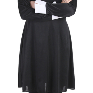 Tenue de Wednesday <span class=keywords><strong>Addams</strong></span> sélectionnée, robe de costume d'Halloween parfaite à manches longues, style classique, couleur personnalisée, polyester - Product Image 5
