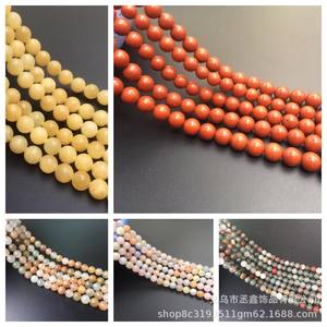 Vente en gros de <span class=keywords><strong>pierre</strong></span> naturelle 4/6/8mm Agate Oeil de tigre rouge perles rondes en vrac semi-finies Bracelet à bricoler soi-même Accessoires de bijouterie - Product Image 2
