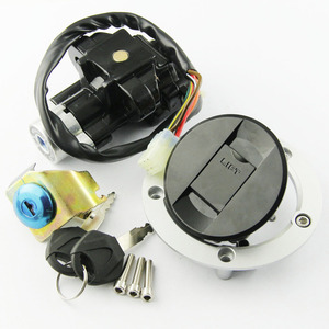 高品质摩托车油箱盖锁开关点火开关启动开关组合套装，用于Suzuki GSXR600/<span class=keywords><strong>X</strong></span> - Product Image 5
