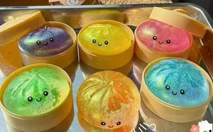Dumpling Squishy Stress <b>Ball</b> Novelty Dumpling in Steamer Fidget Sensory Miniature Anti Stress ADHD ADD Fidget Toys - Product Image 4