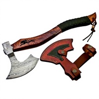 Service OEM ODM personnalisé en gros, Hache industrielle professionnelle de type Damas, Hache de chasse, Hache-tomahawk à tête de bêche faite à la main