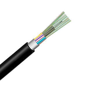 Outdoor Armored Optical <strong>Fiber</strong> Cable GYTS G.652D <strong>Fiber</strong> 4-144 Cores SM Single Mode For MAN Backbone Duct/Aerial Installation - Product Image 1