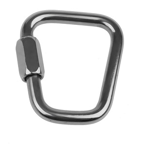 Mosquetón de acero inoxidable 316 para parapente y escalada, conexión y aseguramiento de equipos, uso universal - Product Image 1