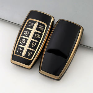 Funda de TPU suave de primera calidad para llave de coche, carcasa para <span class=keywords><strong>Hyundai</strong></span> Genesis GV70 GV80 GV90 Rohens, llavero, bolsa, accesorios, fábrica - Product Image 2