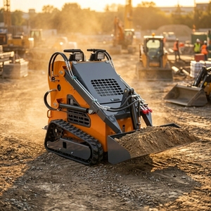 Mini-chargeuse compacte sur chenilles EPA Euro 5 avec plusieurs accessoires : tarière, <span class=keywords><strong>tondeuse</strong></span> - Product Image 4